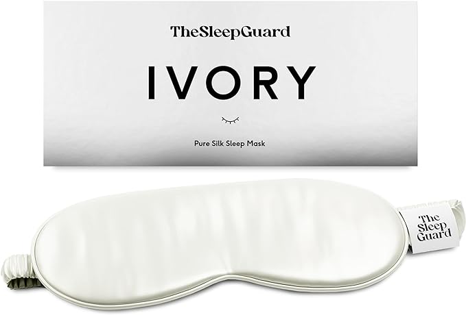 Pure Silk Sleep Mask Light Blocking Travel Essentials. Eye Masks by TheSleepGuard