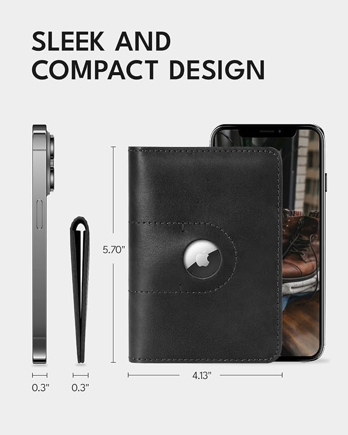 ALLIVE Passport Holder for Travel, Genuine Leather Passport Holder - Image 5