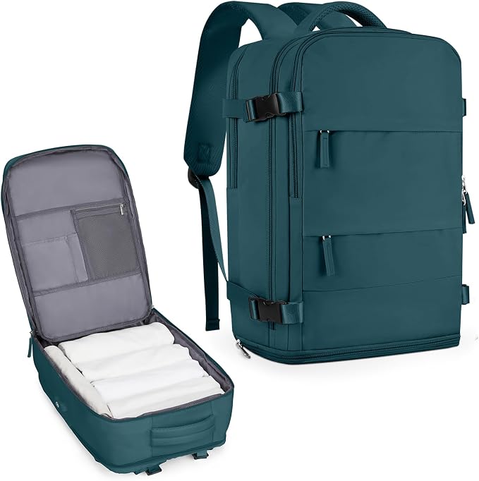 coowoz Large Travel Backpack For Women Men, Carry On Flight Approved, Hiking by coowoz