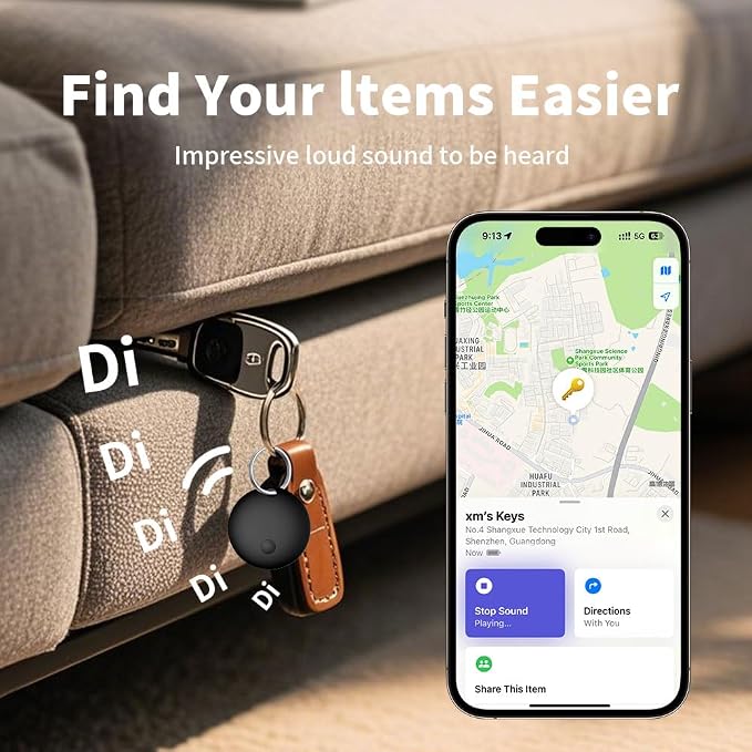 Air Tracker Tag 2 Pack, Smart Tracker Item Finders Compatible - Image 3