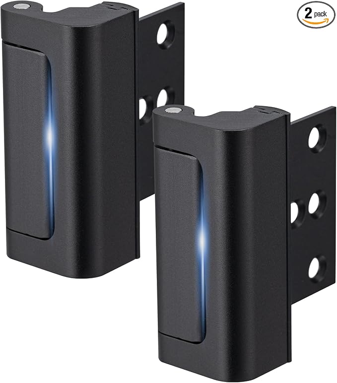 2 Pack Home Security Door Lock, Childproof Door Reinforcement Lock, by Unknown