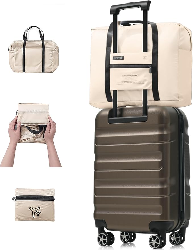 Merax Carry On Luggage Set 20 Inch Hardshell ABS Suitcase by Merax