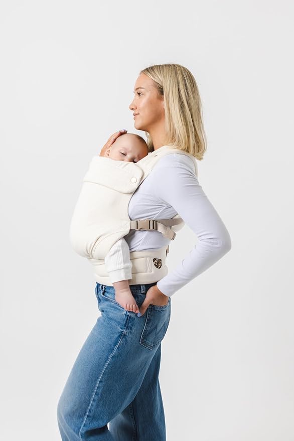 Mabē Monarch Ergonomic Baby Carrier – Premium Cotton Soft Structured Newborn to - Image 8