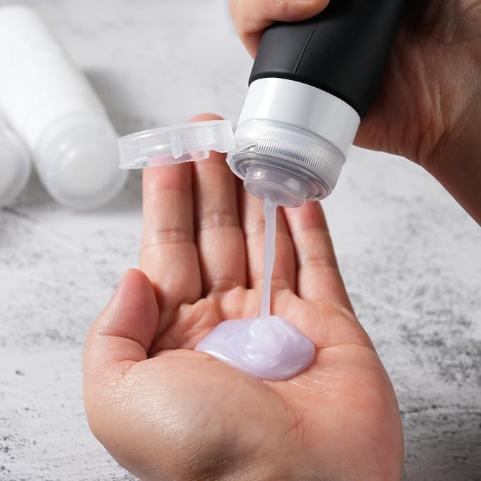 18 Pack travel Bottles for Toiletries, TSA Approved Silicone Travel Containers - Image 6
