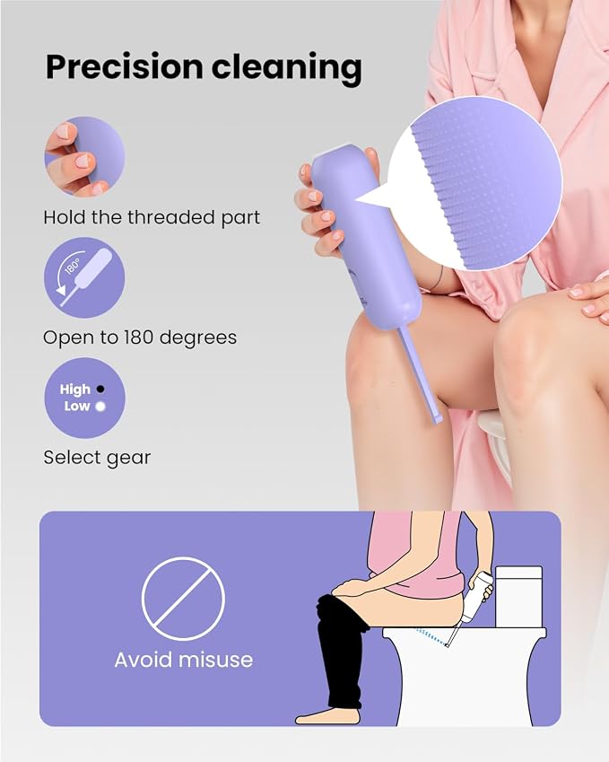 Electric Portable Bidet for Travel, Rechargeable USB-C Handheld High Pressure - Image 3