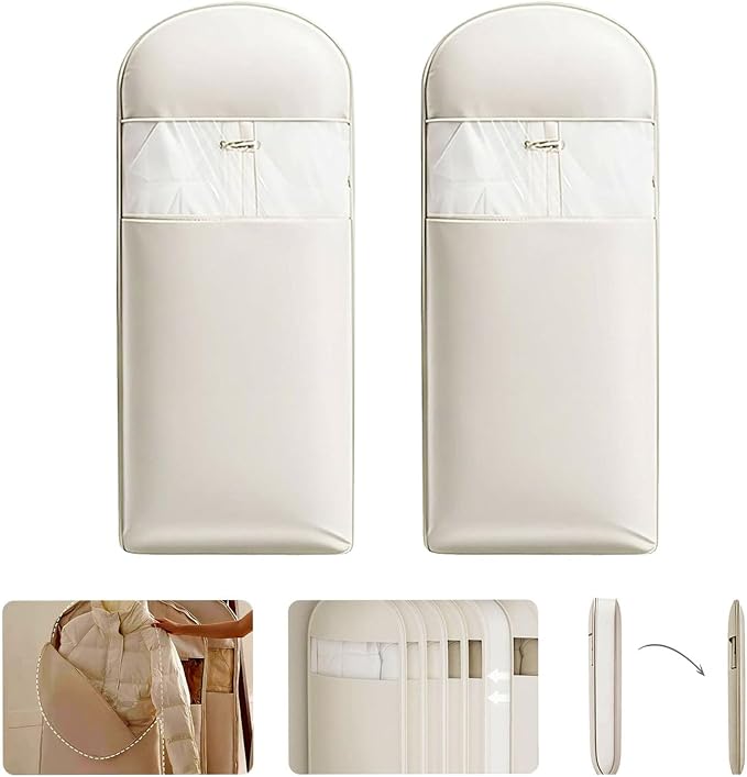 2 Packs Space Saving Garment Bag by Unknown