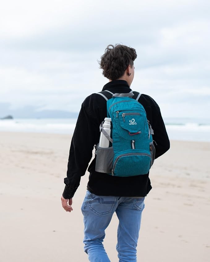 WATERFLY Small Lightweight Packable Backpack: 20l Ultra Light Foldable Travel - Image 7
