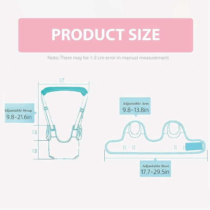 Baby Walking Harness-Handheld Assistant Belt- Toddler Infant Walking Aid - Image 3