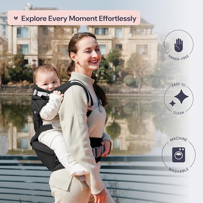 BabbleRoo Grow Carrier – 6-in-1 Baby Carrier - Image 7