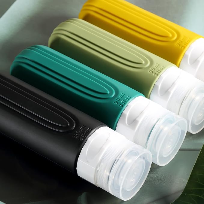 Travel Bottles for Toiletries, Tsa Approved 3oz Travel Size Containers BPA Free - Image 5