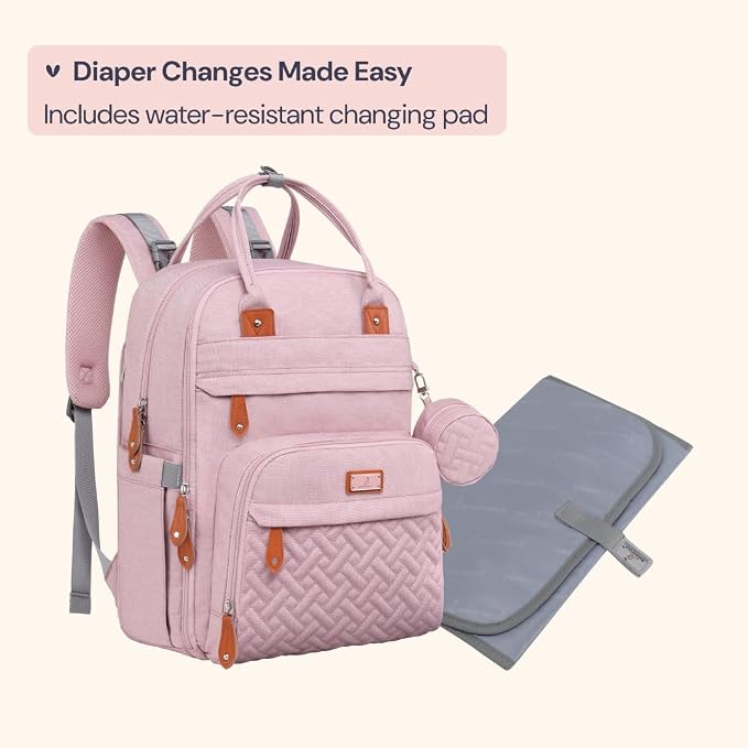 BabbleRoo Diaper Bag Backpack - Image 7