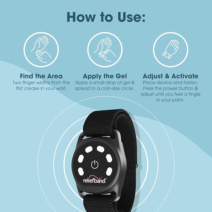 Reliefband New Sport Anti-Nausea Wristband | Waterproof | Nausea & Vomiting - Image 5