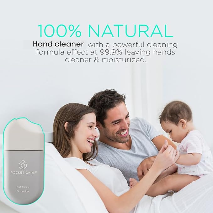POCKET CARE | 3 Pack Organic Moisturizing Hydratating Eliotrope Hand sanitizer - Image 5