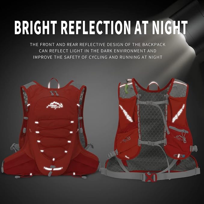 Running Hydration Vest for Men Women Water Backpack for Running 3L Running - Image 5
