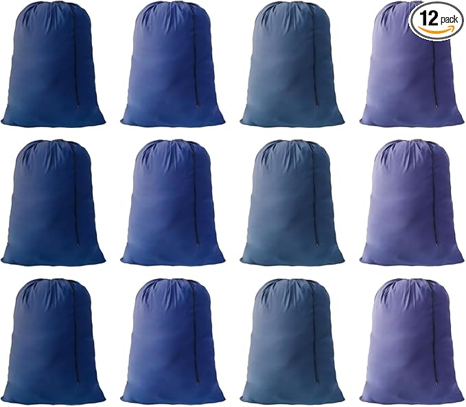 Extra Large Laundry Bag Blue 30"x40" Dirty Clothes Organizer by YETHAN