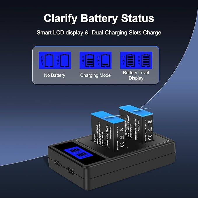 Rechargeable Battery Charger Kit Compatible - Image 4