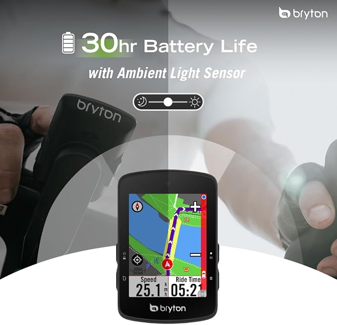 Bryton Rider S510 Sensor Bundle 2.8 Inch Color LCD Touchscreen GPS Bike/Cycling - Image 4