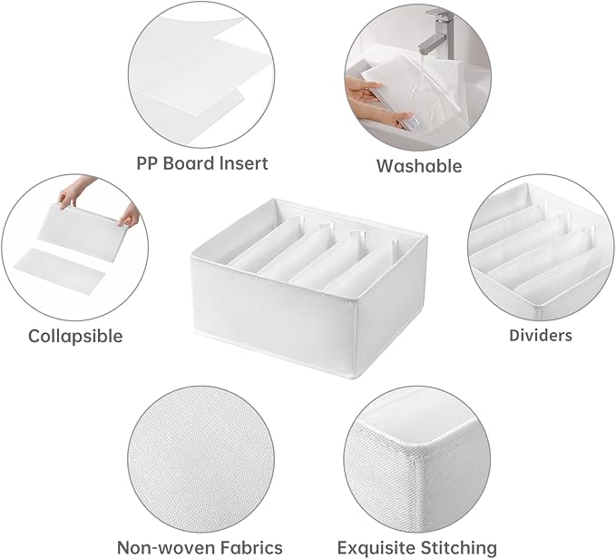 4 Packs Jeans Drawer Organizers - Image 5