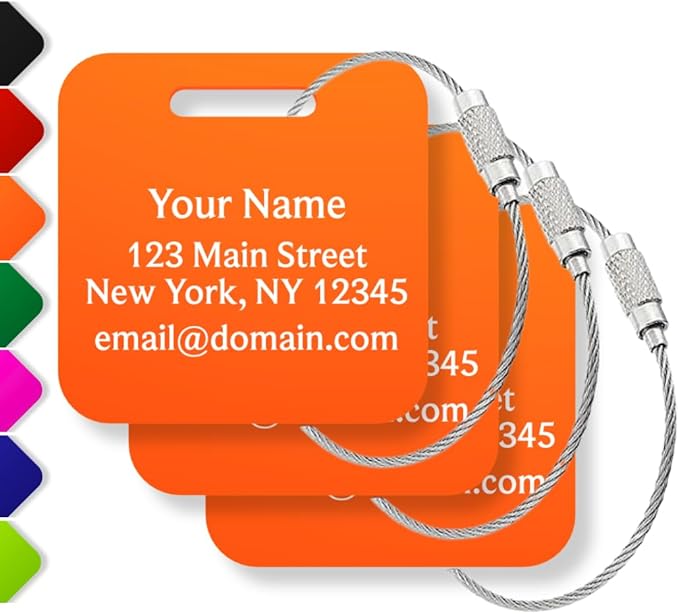 Custom Luggage Tags by Legit3D