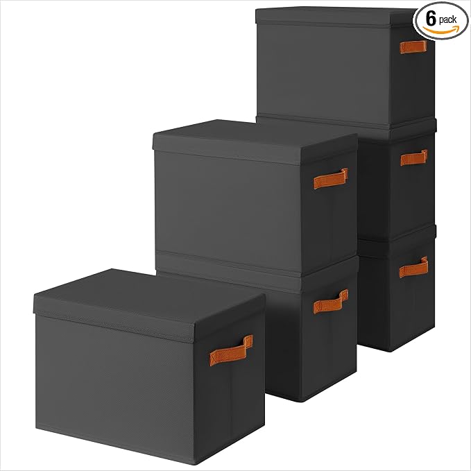 Storage Bins with Lids by Homsorout