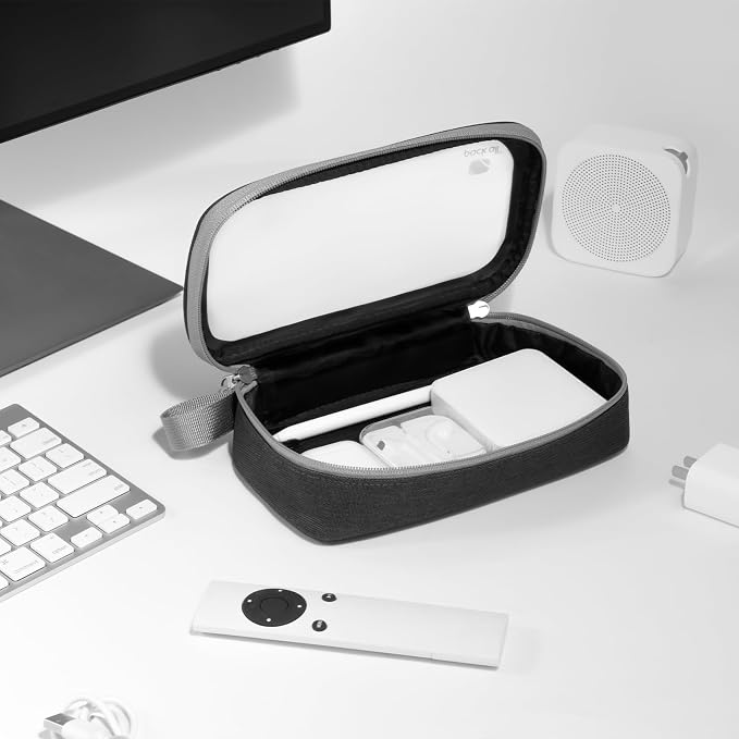 pack all Clear Electronic Organizer, TPU Cable Organizer Bag, Compact Cord - Image 8