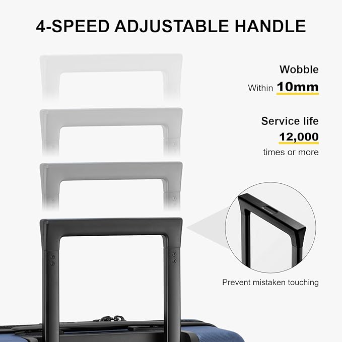 LEVEL8 Carry on Luggage Airline Approved, Carry-on Suitcases - Image 6