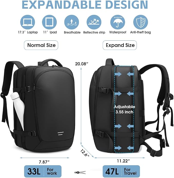 TANGCOLR Vacuum Travel Backpack - Image 6
