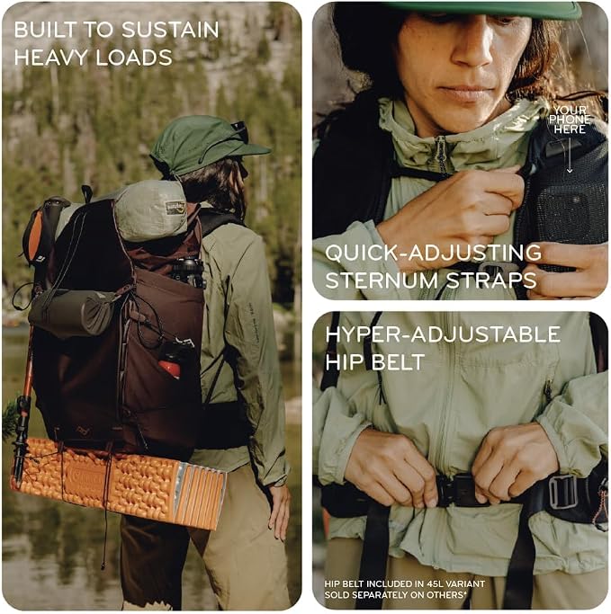 Peak Design Outdoor Backpack 25L, Compact and Lightweight Frameless Daypack - Image 4
