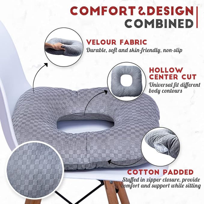 Stuffed Donut Pillow Seat Cushion | - Image 2