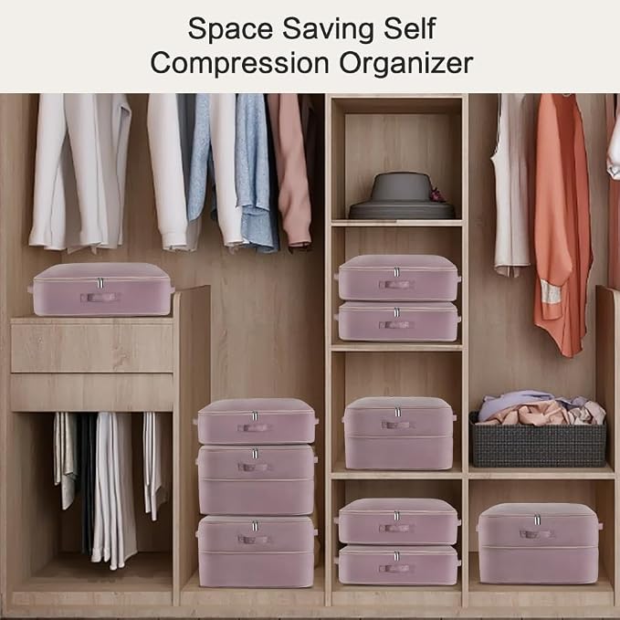 Ultra Space Saving Self Compression Storage Bags - Image 4