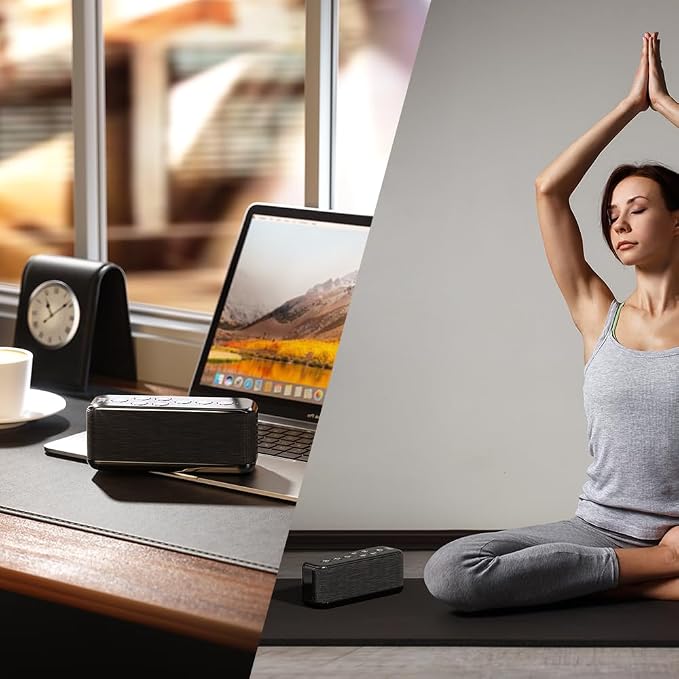 Sound Machine with Bluetooth Speaker, Rechargeable White Noise Machine - Image 7