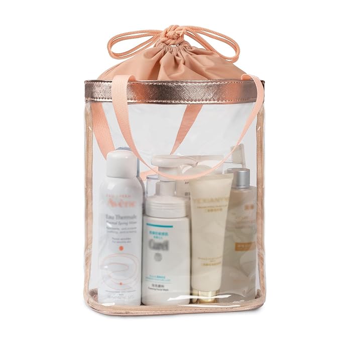 Clear Makeup Bag, Travel Toiletry Bag by onemoky