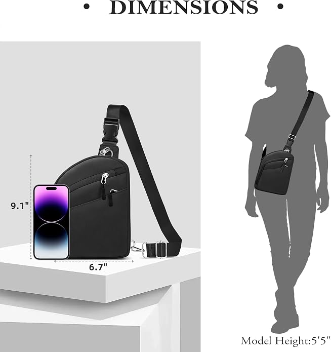 TOPEAST Anti Theft Crossbody Bag - Image 3