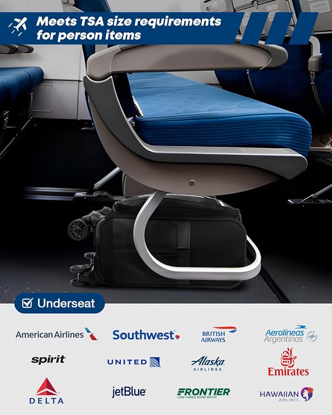 Gonex 16 inch Underseat Carry On Luggage - Image 3