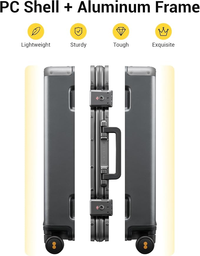 LEVEL8 Zipperless Checked Luggage - Image 2