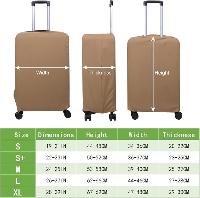PATIKIL Luggage Cover, Suitcases Covers Elastic Carry on Cover Protector - Image 2