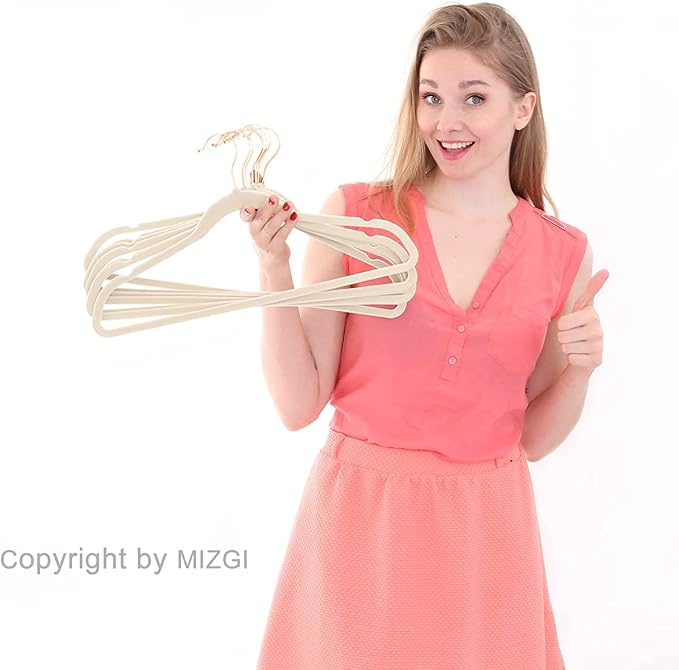 MIZGI Premium Velvet Hangers Heavy Duty - Image 8