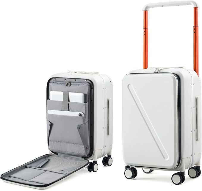 MILADA Wide Handle Carry On Luggage by MILADA