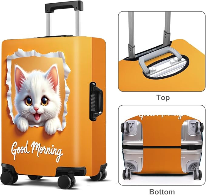 Luggage Cover Washable Suitcase Protector Anti-scratch Suitcase cover Fits - Image 2