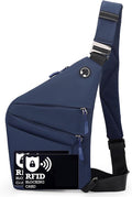 Anti Theft Crossbody Bags for Women Men, Slim Sling Bags by Ibalulu