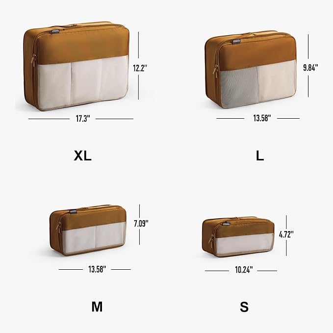 4 Set Compression Packing Cubes - Image 4