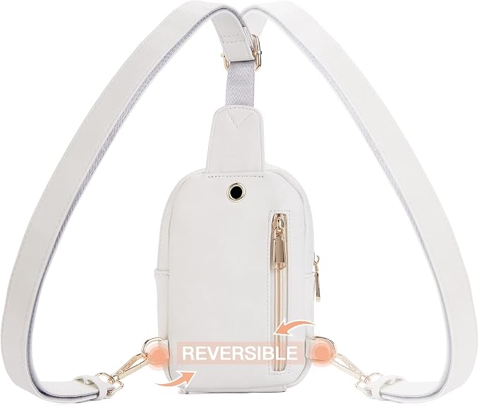 Telena Small Sling Bag for Women Leather Crossbody Fanny Packs Chest Bag for - Image 5