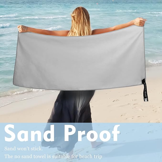 Microfiber Travel Towel, Soft Lightweight Quick Dry Towel, Super Absorbent - Image 6