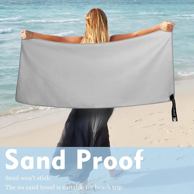 Microfiber Travel Towel, Soft Lightweight Quick Dry Towel, Super Absorbent - Image 6
