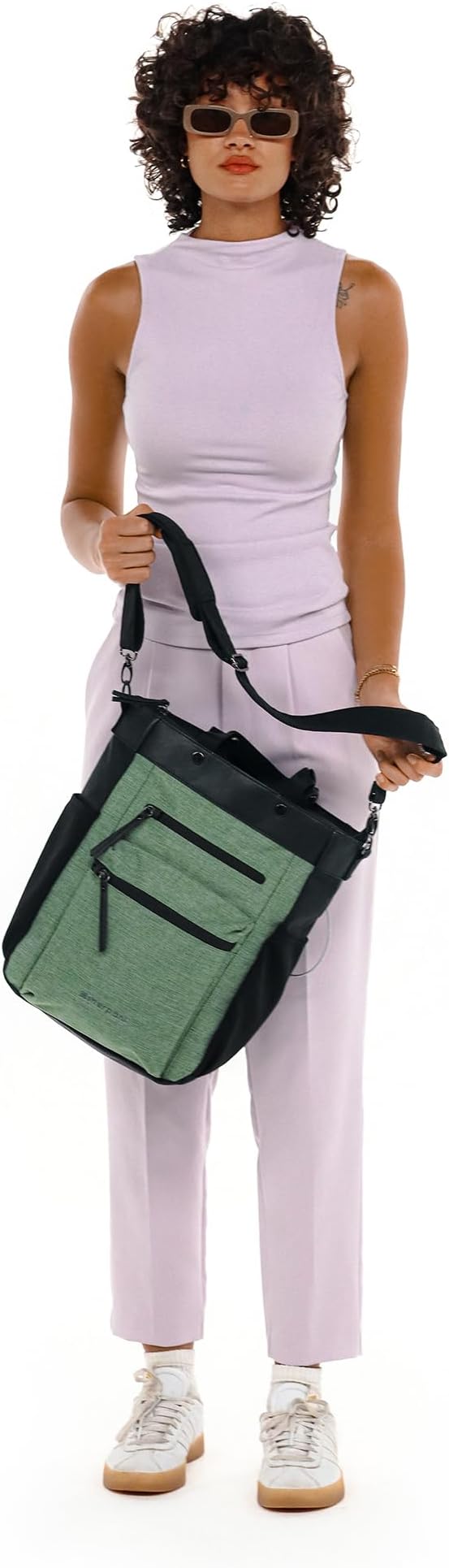 Sherpani Soleil, Anti Theft Convertible Backpack, 3 in 1 Tote Bag, Crossbody Bag - Image 8