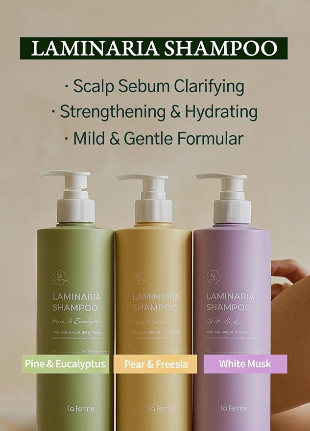 laferme Laminaria Shampoo with Organic Ingredient, Korean Clarifying Shampoo - Image 2