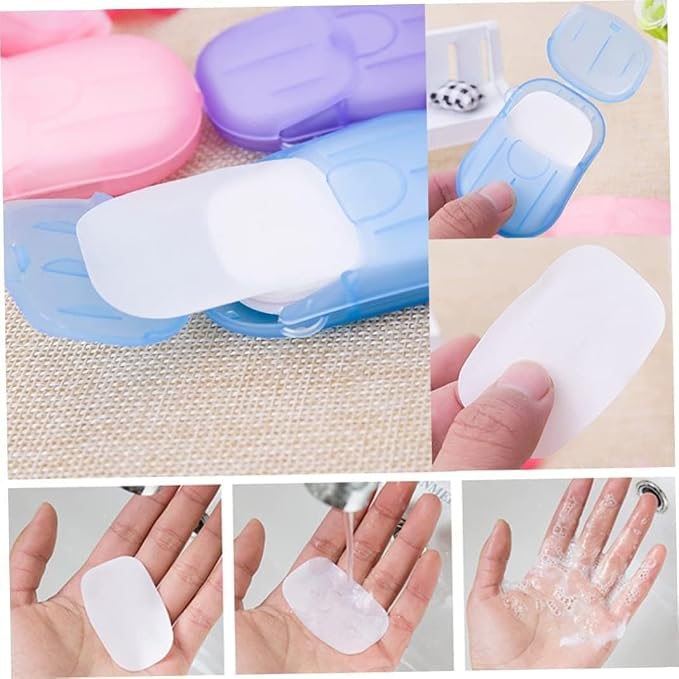 5 Boxes Disposable Soap Paper Sheets, 100 Sheets, Mini Color Soap Paper - Image 9