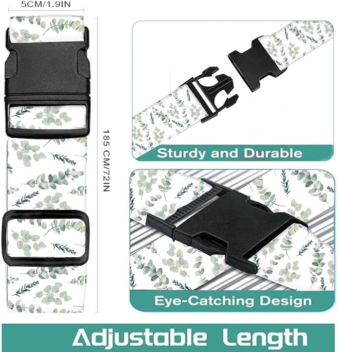 Luggage Straps for Suitcases Travel Belt Accessories, Cute Suitcase Strap - Image 5