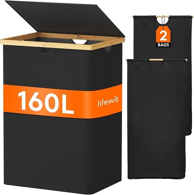 Lifewit 160L Double Laundry Hamper by Lifewit