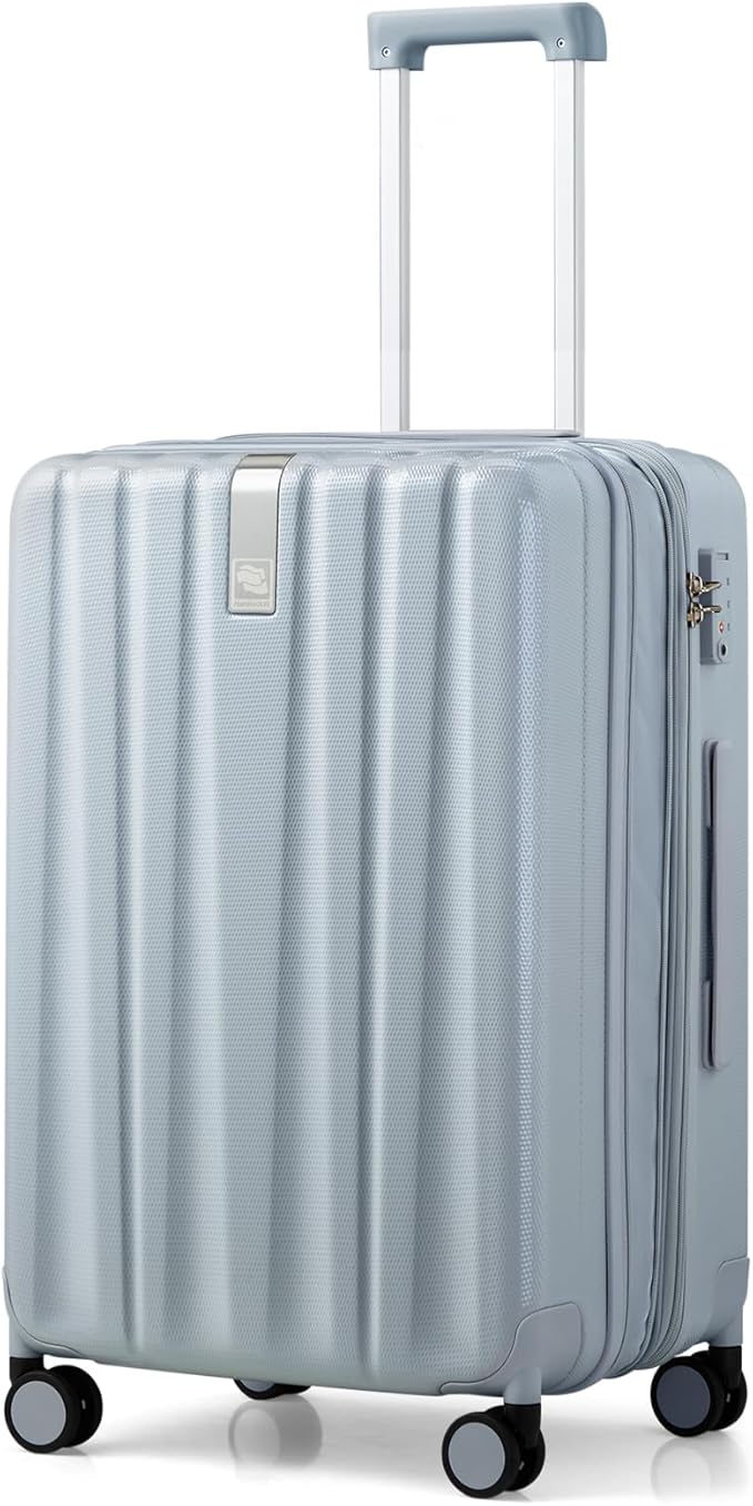 Hanke 24 Inch Expandable Checked Luggage Lightweight PC Hard Shell Luggage by Hanke